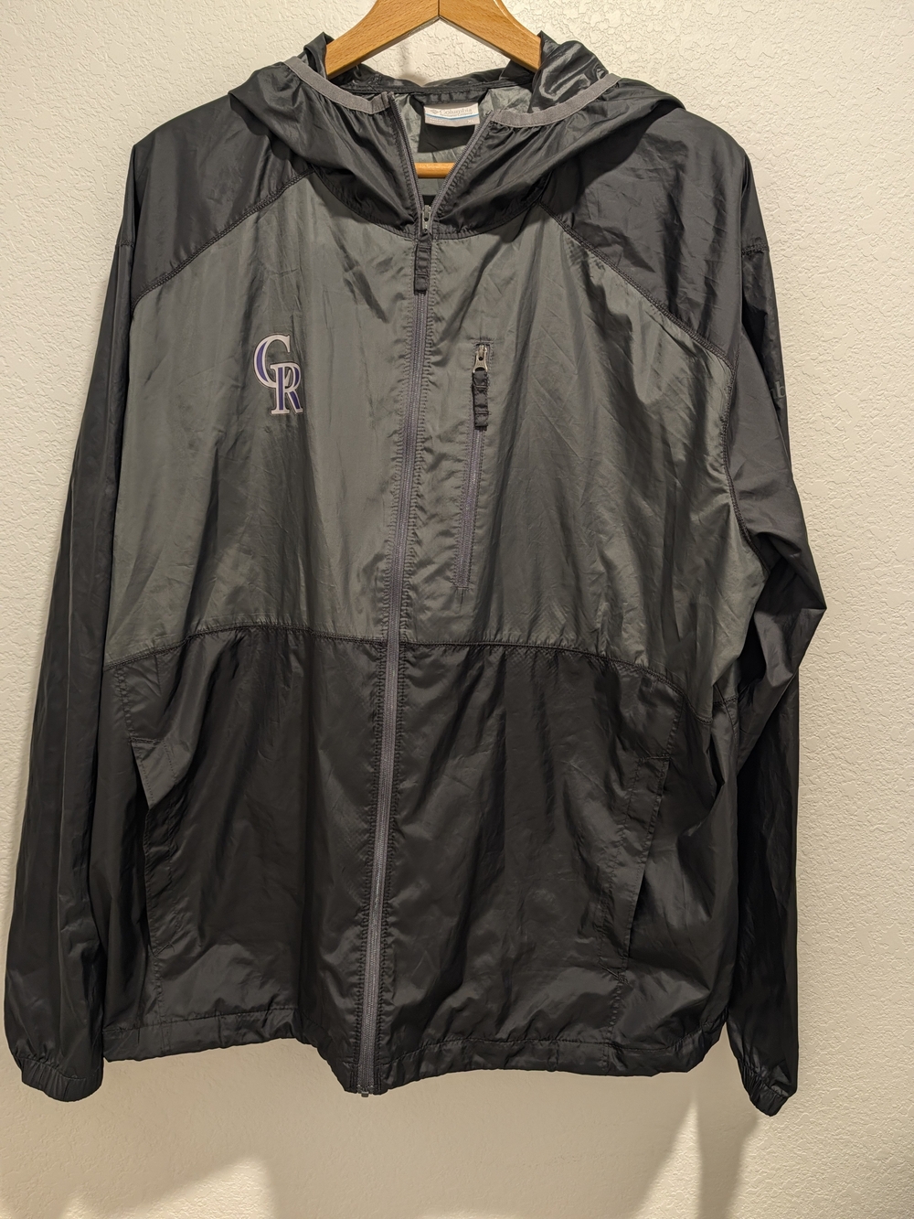 Columbia MLB Colorado Rockies Men's Windbreaker Jacket XL